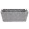 Simplify Small Grey Woven Storage Shelf Baskets, 2ct.
